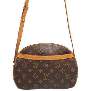 Louis Vuitton Monogram Leather Blois Shoulder Bag Brown